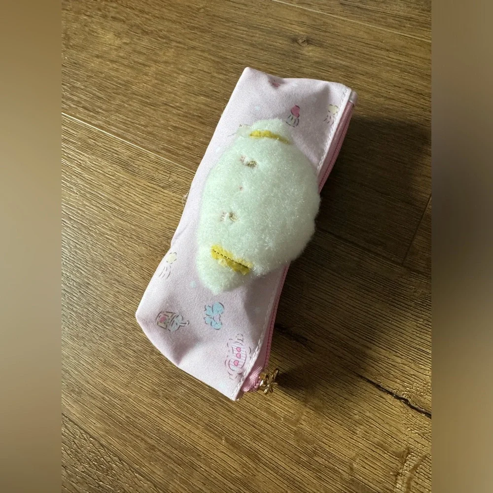 SANRIO-NWOT COGIMYUN Pink 3D Plush Pencil Case